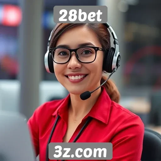 Suporte ao cliente oferecido pelo 28bet